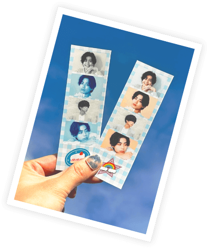 韓国プリ風フォトのイメージ